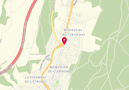 Plan de Pharmacie de Monestier, 31 Grande Rue Rue, 38650 Monestier-de-Clermont