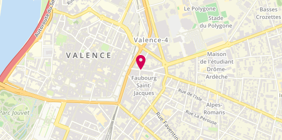 Plan de Pharm Upp, 16 Faubourg Saint Jacques, 26000 Valence