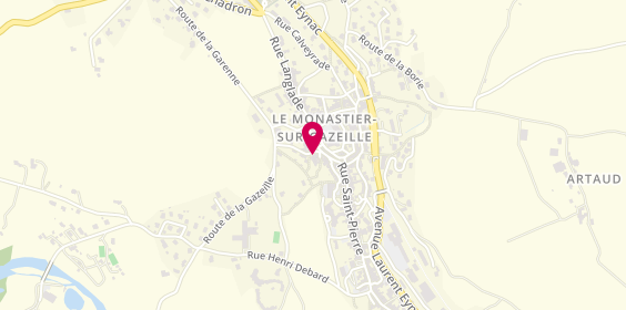 Plan de Pharmacie Les Portes des Cevennes, 20 place François d'Estaing, 43150 Le Monastier-sur-Gazeille