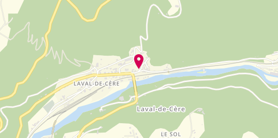 Plan de ASFAUX Bernard, Centre du Bourg, 46130 Laval-de-Cère
