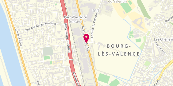Plan de Pharmacie de la Mairie, 5 Avenue de Lyon, 26500 Bourg-lès-Valence