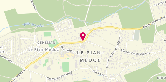 Plan de Pharmacie Berthon Lamarque, 237 Rue Châteaubriand, 33290 Le Pian-Médoc
