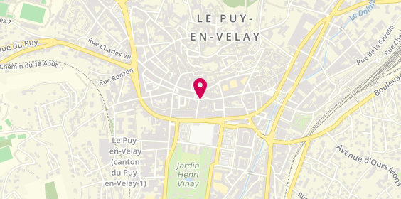 Plan de Pharmacie Chamard, 4 Rue Chaussade, 43000 Le Puy-en-Velay