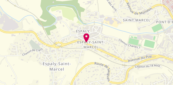 Plan de Pharmacie d'Espaly, 5 Avenue de la Mairie, 43000 Espaly-Saint-Marcel
