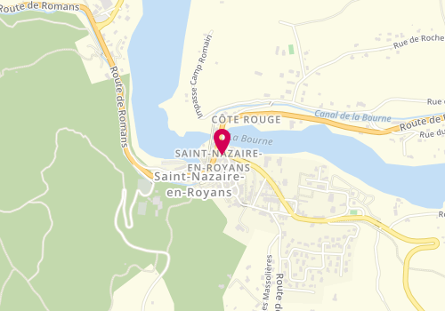 Plan de SELARL l'Acqueduc, 7 place de la Tour Poitevine, 26190 Saint-Nazaire-en-Royans