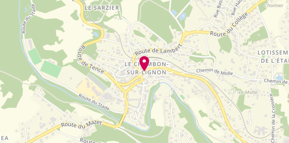 Plan de Pharmacie Cevenole, 3 Route de Saint Agrève, 43400 Le Chambon-sur-Lignon