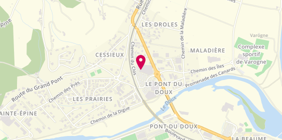 Plan de PHARMACIE SAINT JEAN | Ardèche 07, 4 chemin de la Gare, 07300 Saint-Jean-de-Muzols