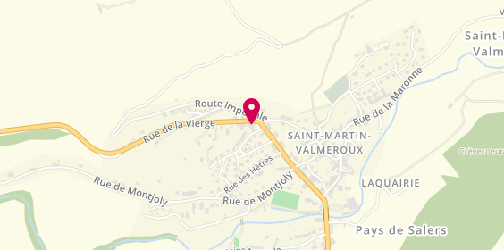 Plan de Pharmacien Giphar, Route de Mauriac, 15140 Saint-Martin-Valmeroux