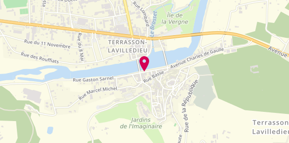 Plan de Pharmacie de l'Imaginaire, 6 Avenue Charles de Gaulle, 24120 Terrasson-Lavilledieu