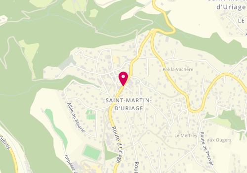 Plan de Pharmacie de l'Ancolie, Phie Quirici et Associes
41 Route d'Uriage, 38410 Saint-Martin-d'Uriage