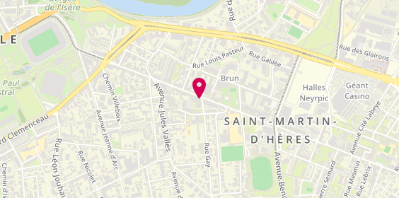 Plan de Pharmacie de la Croix Rouge, 74 Avenue Ambroise Croizat, 38400 Saint-Martin-d'Hères