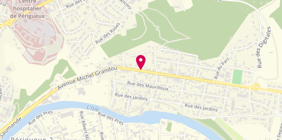 Plan de Pharmacie Redon, 87 Avenue Michel Grandou, 24750 Trélissac