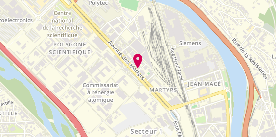 Plan de Pharmacie du Caducée, 68 avenue des Martyrs, 38000 Grenoble