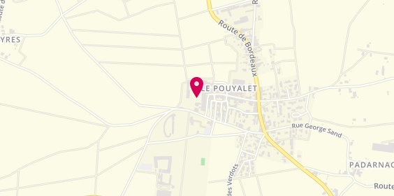 Plan de Pharmacie du Pouyalet, le Pouyalet
37 Route de Bordeaux, 33250 Pauillac