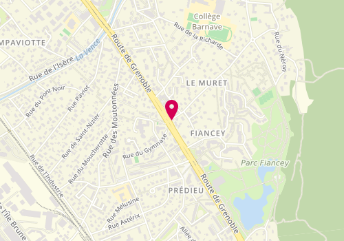 Plan de Pharmacie des Charmettes, 19 Route de Grenoble, 38120 Saint-Égrève