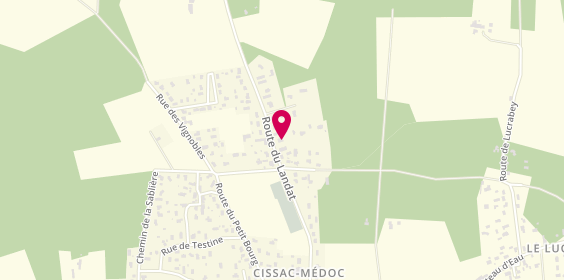 Plan de Pharmacie de Cissac, 29 Route du Landat, 33250 Cissac-Médoc