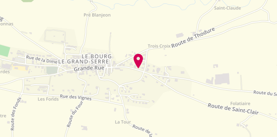 Plan de Pharmacie du Bourg, Route Départementale 137
Route de Saint Clair
Le Bourg, 26530 Le Grand-Serre