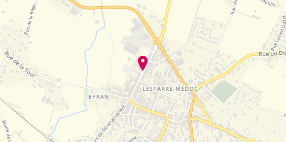 Plan de Pharmacie Centrale du Médoc, 43 Cours du Général de Gaulle, 33340 Lesparre-Médoc