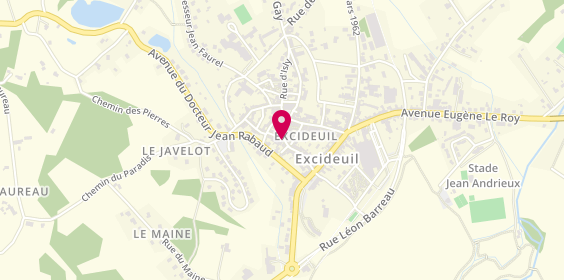 Plan de Pharmacie du Pays d'Excideuil, 1 Place Bugeaud, 24160 Excideuil