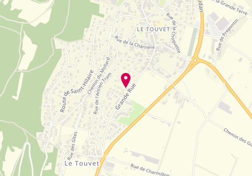 Plan de Grande pharmacie du Touvet, 1160 Grande Rue, 38660 Le Touvet