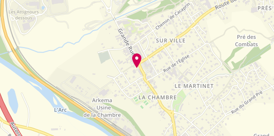 Plan de Pharmacie Debon, Grande Rue, 73130 La Chambre