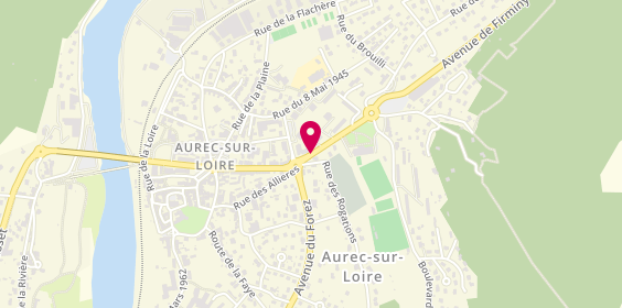 Plan de Pharmacie de l'Avenue, 303 Avenue de Firminy, 43110 Aurec-sur-Loire