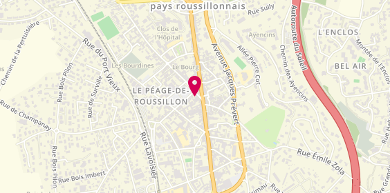 Plan de Doctipharma, 10 Rue du Centre, 38550 Le Péage-de-Roussillon