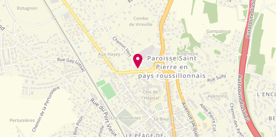 Plan de Pharmacie du Centre, Centre Commercial Intermarche
Rue Bellefontaine, 38550 Le Péage-de-Roussillon