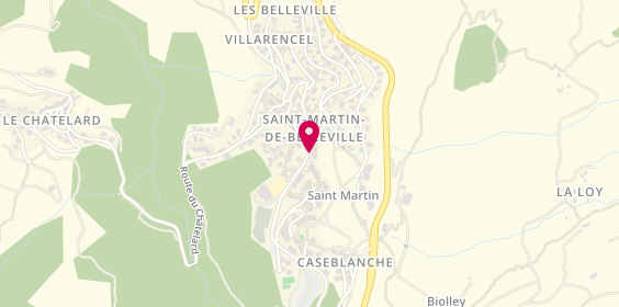Plan de Pharmacie des Belleville, 45 Rue Georges Cumin, 73440 Les Belleville