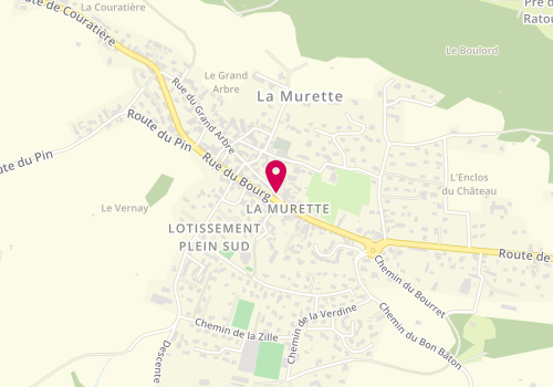 Plan de Pharmacie de la Murette, 125 Bouchat, 38140 La Murette