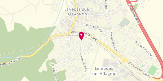 Plan de Pharmacie de l'Allagnon, 1 Rue de la Prade, 43410 Lempdes-sur-Allagnon