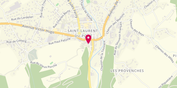 Plan de Pharmacie de Chartreuse, 6 Rue Ferdinand Buisson, 38380 Saint-Laurent-du-Pont