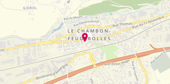 Plan de Pharmacie République, 8 Rue du Colonel Marey
3 Rue de la Republique, 42500 Le Chambon-Feugerolles