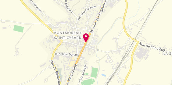 Plan de Pharmacie du Montmorelien, 8 Avenue de l'Angoumois, 16190 Montmoreau