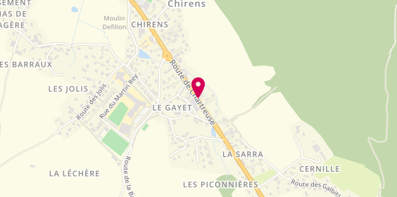 Plan de Pharmacie de Chirens, 279 Route Chartreuse, 38850 Chirens