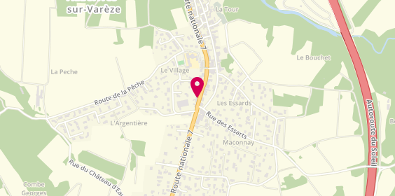 Plan de Pharm Upp, le Village
555 Route Nationale 7, 38550 Auberives-sur-Varèze
