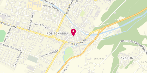 Plan de Pharmacie Bayard, 119 Rue Laurent Gayet, 38530 Pontcharra
