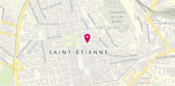Plan de Pharmacie Sallem, 9 Rue de Lodi, 42000 Saint-Étienne