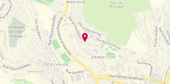 Plan de Pharmacie du Grand Clos, 48 Rue Benoît Frachon, 42000 Saint-Étienne