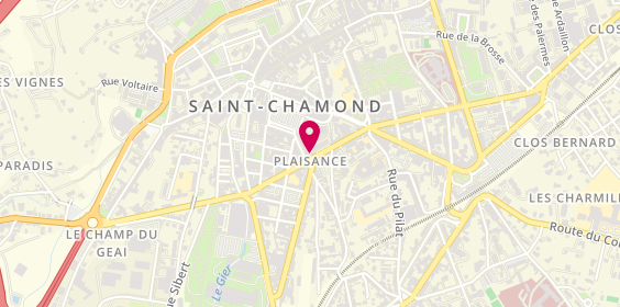 Plan de Lafayette, 14 Rue Gambetta, 42400 Saint-Chamond
