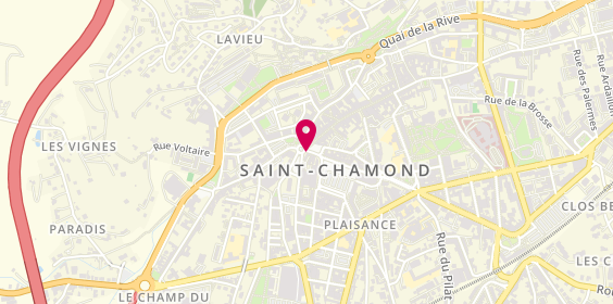 Plan de Grande Pharmacie de Saint Cham Ond, 8 Place Dorian, 42400 Saint-Chamond