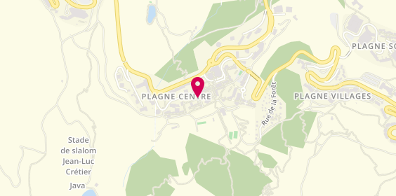 Plan de Grande Pharmacie de la Plagne, Galerie Mercure - Plagne Centre, 73210 La Plagne-Tarentaise