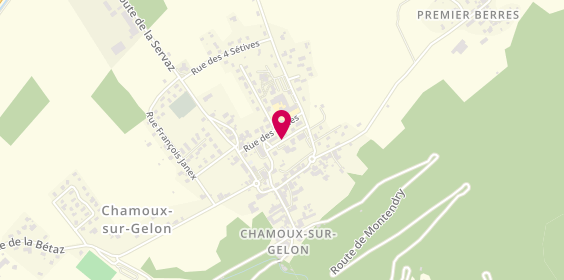 Plan de Pharmacie du Gelon, 76 Rue de la Republique, 73390 Chamoux-sur-Gelon