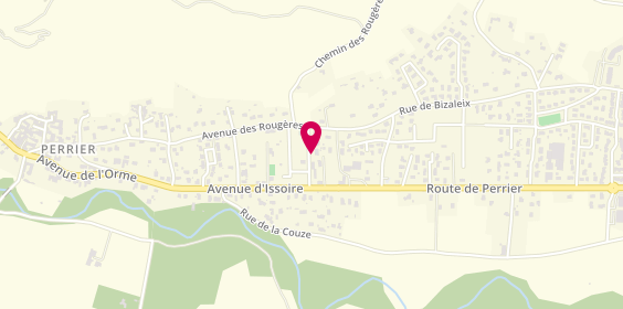 Plan de Pharmacie des Grottes, Rue des Rougeres, 63500 Perrier