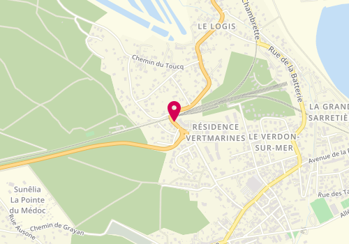 Plan de Pharmacie du Verdon, 6 Rue Henri de Bournazel, 33123 Le Verdon-sur-Mer