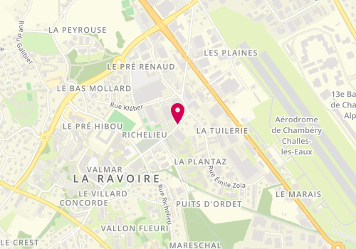 Plan de Pharmacie du Val Fleuri, Pharmacie Charvet-Vallet
63 Rue de la Concorde, 73490 La Ravoire