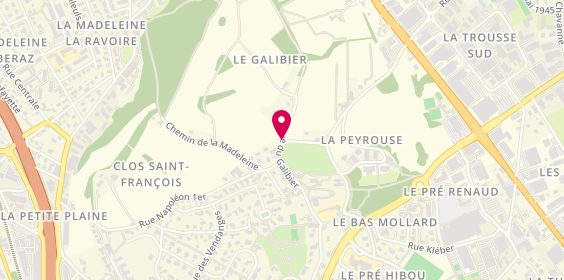 Plan de Pharm Upp, Pharmacie lotissement du Galla
1 Avenue de Maistre, 73490 La Ravoire