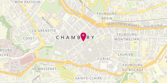 Plan de Pharmacie des Portiques, Pharmacie des Portiques
9 Rue de Boigne, 73000 Chambéry