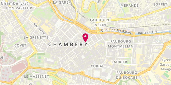 Plan de Pharmacie des Elephants, 5 Boulevard du Theatre, 73000 Chambéry