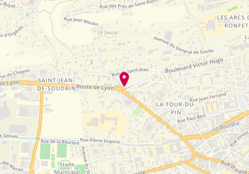 Plan de Pharmacie Guillet, 47 Boulevard Victor Hugo, 38110 La Tour-du-Pin